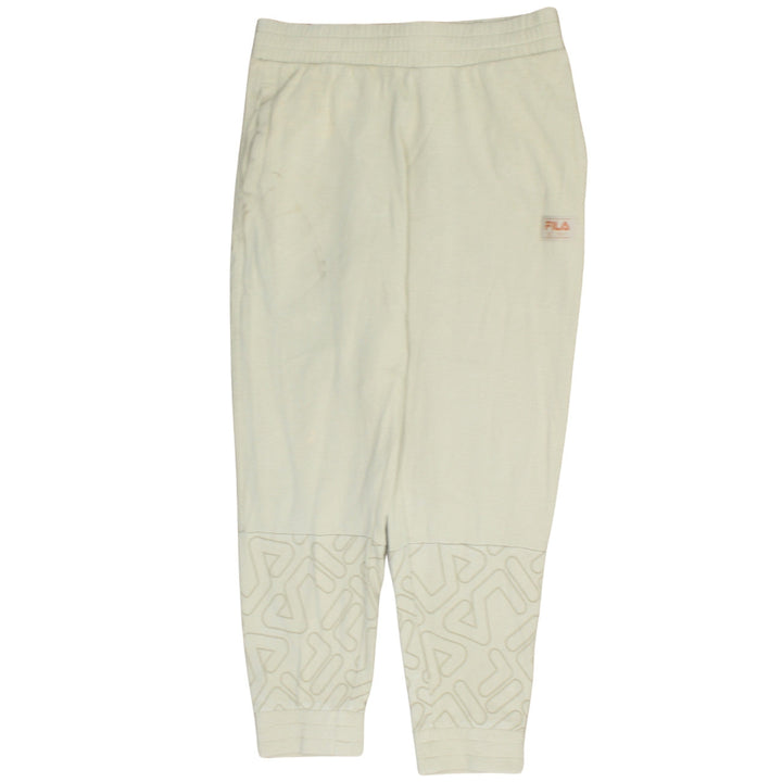 Fila Men Beige Jogger Trousers M Regular Fit Activewear