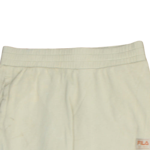 Fila Men Beige Jogger Trousers M Regular Fit Activewear