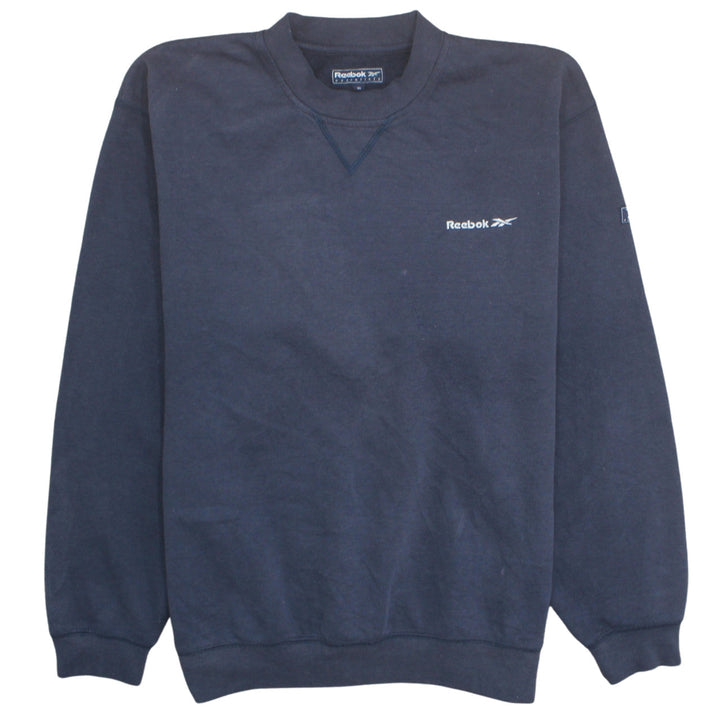 Reebok Men's Blue Small Essentials Crew Neck Sweatshirt