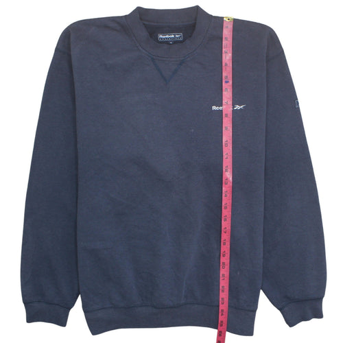 Reebok Men's Blue Small Essentials Crew Neck Sweatshirt