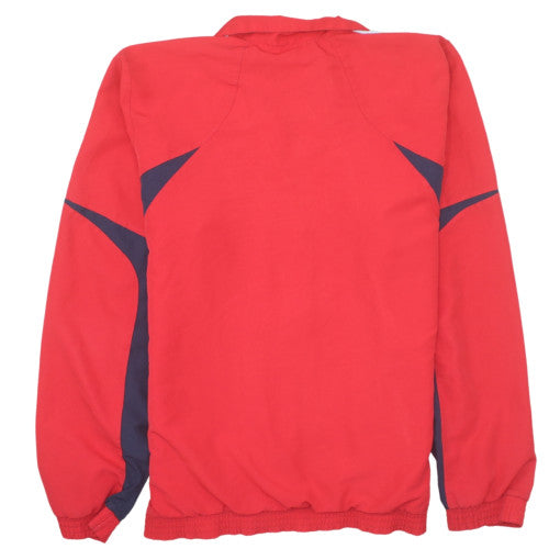 Adidas Men Red Full Zip Sports Sweatshirt Jacket M