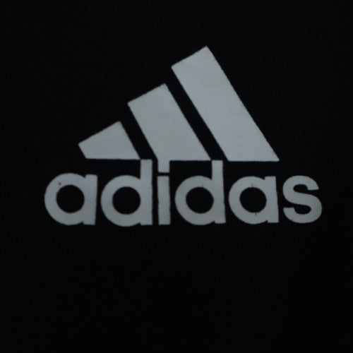 Adidas Mens Black XL Crew Neck Pullover Sweatshirt Classic Style
