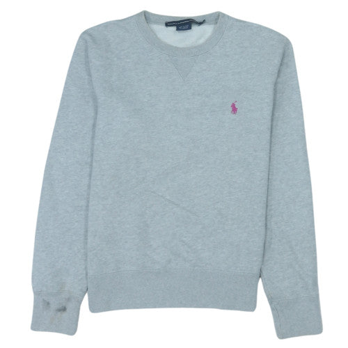 Ralph Lauren Sport Women's Grey Crew Neck Pullover Sweatshirt Size M