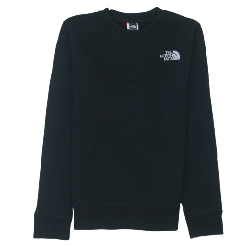 The North Face Boys Black L Sweatshirt Crew Neck Cotton Pullover