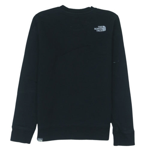 The North Face Boys Black L Sweatshirt Crew Neck Cotton Pullover