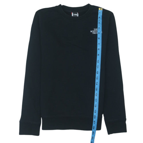 The North Face Boys Black L Sweatshirt Crew Neck Cotton Pullover