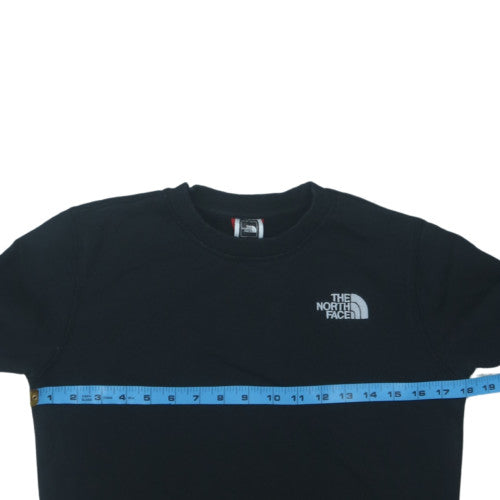 The North Face Boys Black L Sweatshirt Crew Neck Cotton Pullover