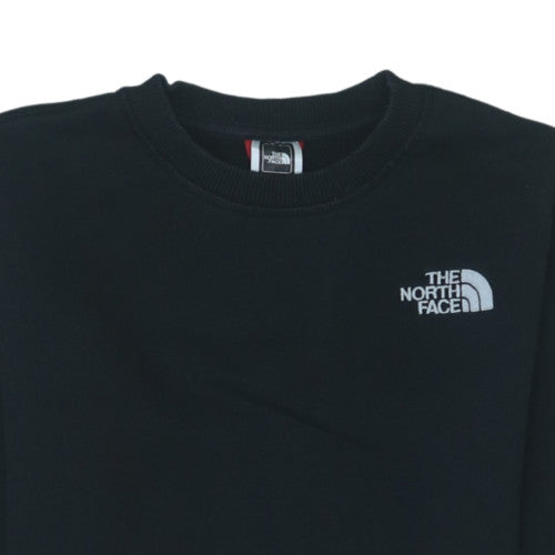 The North Face Boys Black L Sweatshirt Crew Neck Cotton Pullover