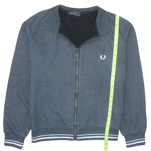 Fred Perry Mens Grey XL Full Zip Sweatshirt Jacket