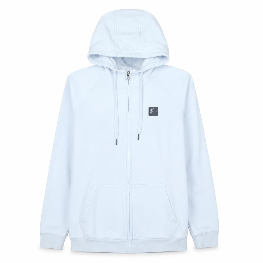 Under Armour Womens White XL Full Zip Hoodie Cotton Blend