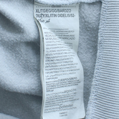 Under Armour Womens White XL Full Zip Hoodie Cotton Blend