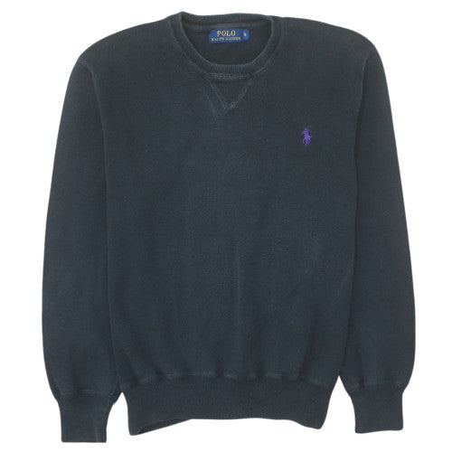 Polo Ralph Lauren Men's Black Cotton Crew Neck Sweatshirt Size S