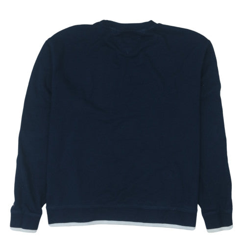 Tommy Jeans Men's Blue XL Crew Neck Pullover Sweatshirt