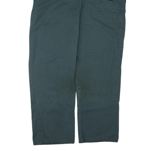 Dickies Men's Green Redhawk Workwear Cargo Trousers 50R Regular Fit