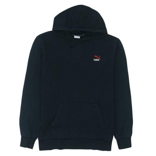 Puma Men's Black Pullover Hoodie L Regular Fit Sportswear