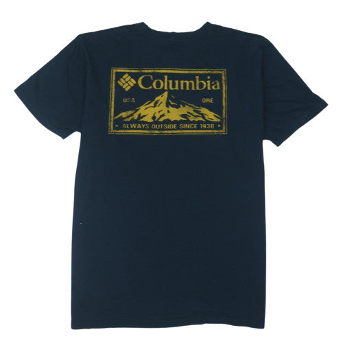 Columbia Men's Blue XL Short Sleeve Outdoor Graphic T-Shirt