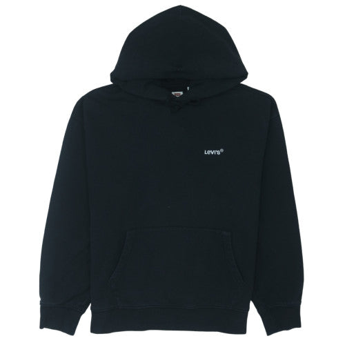 Levi's Mens Black Relaxed Fit Pullover Hoodie Size M
