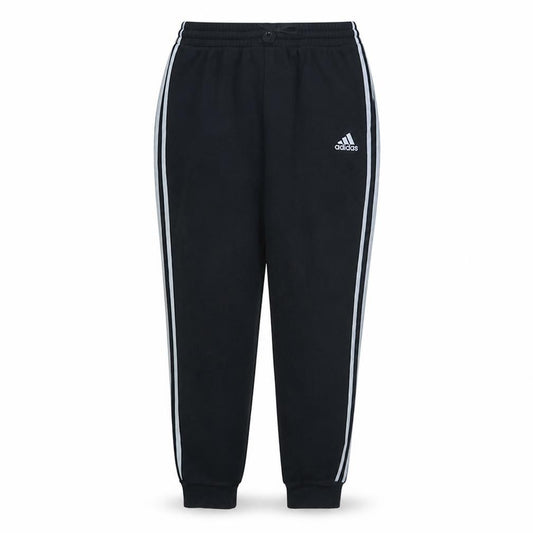 Adidas Men's Black L Jogger Sweatpants with Side Stripes