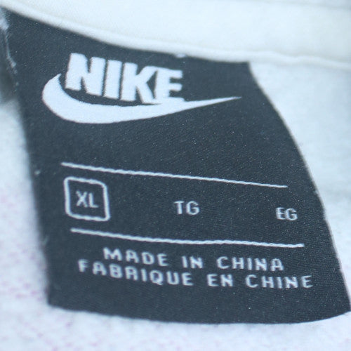 Nike Womens Multicoloured XL Pullover Hoodie Graphic Print Cotton Blend