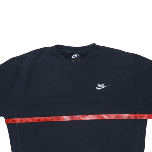 Nike Men's Black Small Crew Neck Pullover Sweatshirt