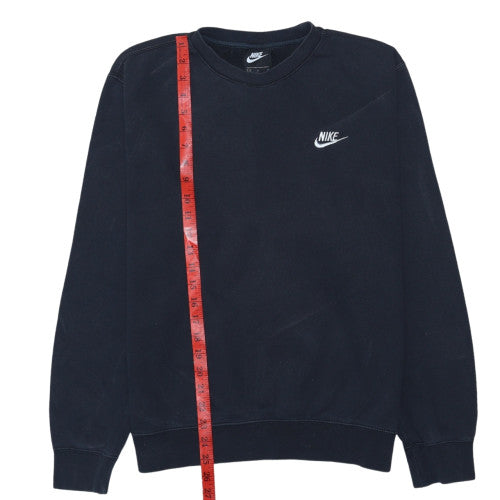 Nike Men's Black Small Crew Neck Pullover Sweatshirt