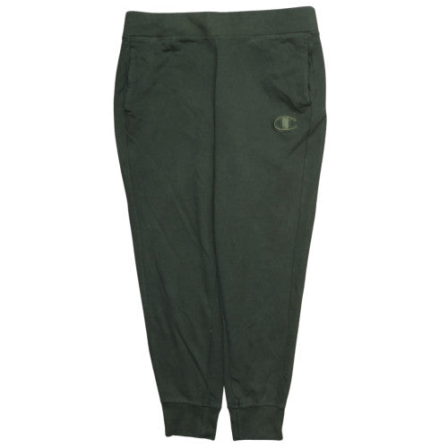 Champion Men's Green Jogger Trousers Size L Cotton Blend