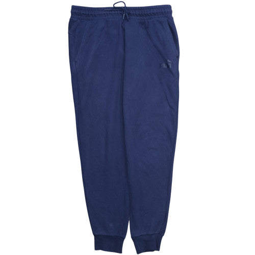 Puma Men’s Blue Jogger Trousers L Regular Fit Casual Sportswear
