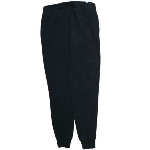 Puma Men’s Black Jogger Trousers M Regular Fit Fleece Elastic Waist