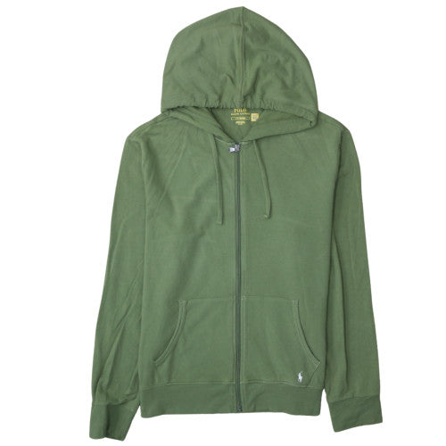Polo Ralph Lauren Men's Green Full Zip Hoodie Size L