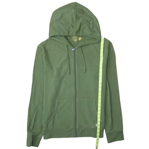 Polo Ralph Lauren Men's Green Full Zip Hoodie Size L