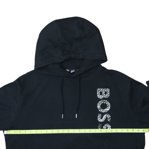 BOSS Men's Black 3XL Pullover Hoodie with Graphic Logo