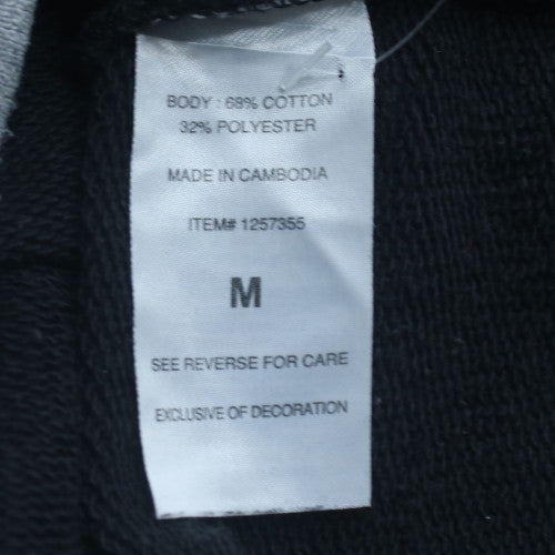 Champion Womens Black Medium Pullover Hoodie with Logo