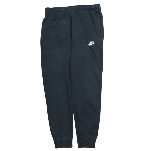 Nike Men's Black Fleece Jogger Trousers L Regular Fit
