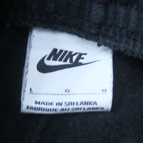 Nike Men's Black Fleece Jogger Trousers L Regular Fit
