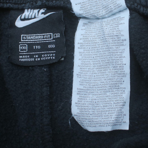 Nike Men's Black 2XL Standard Fit Sweatpants with Logo Trim