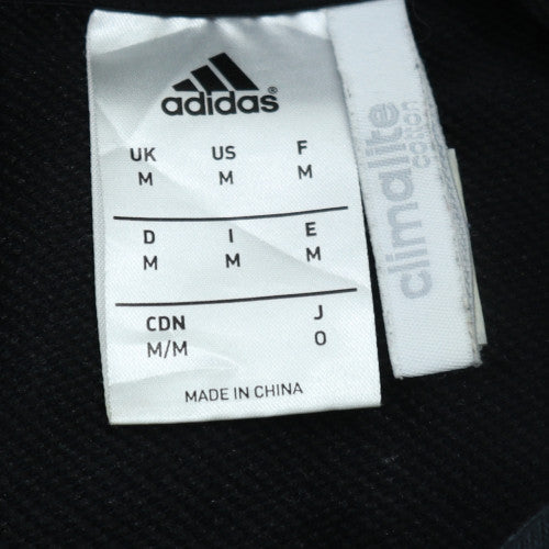 Adidas Men's Black Pullover Hoodie M Graphic Print Sportswear