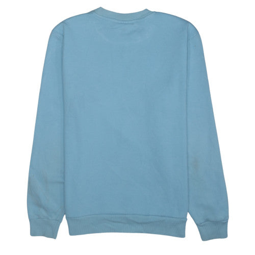 FILA Men’s Blue Pullover Sweatshirt Small Crew Neck Logo Sportswear