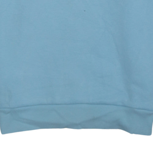 FILA Men’s Blue Pullover Sweatshirt Small Crew Neck Logo Sportswear