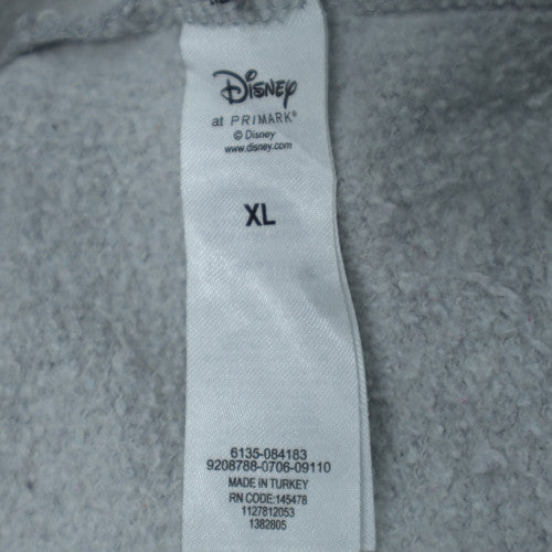 Disney at Primark Womens Grey Mickey Mouse Pullover Hoodie XL