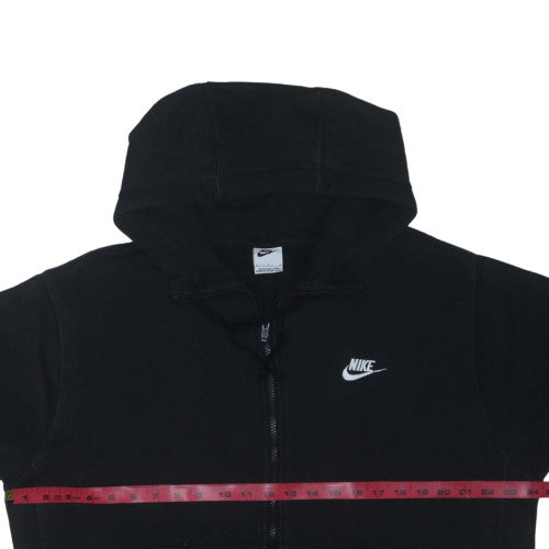 Nike Men's Black Full Zip Hoodie L Sports Fleece Sweatshirt