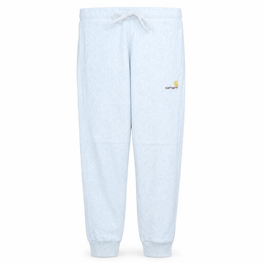 Front view of Carhartt Men's Grey Jogger Sweatpants M Regular Fit