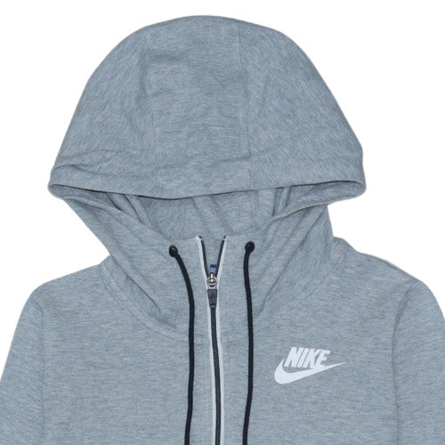 Nike Mens Grey Full Zip Hoodie XS Lightweight Sportswear