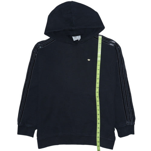 Adidas Women Black Hoodie Size 8 Pullover Hooded Sweatshirt