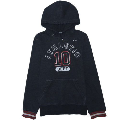 Nike Women Black Small Pullover Hoodie Athletic Dept Logo