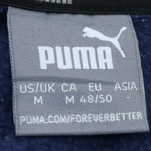 Puma Men's Blue Crew Neck Pullover Sweatshirt Size M