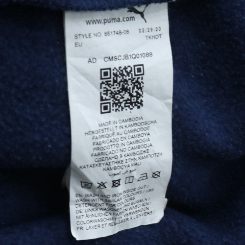 Puma Men's Blue Crew Neck Pullover Sweatshirt Size M