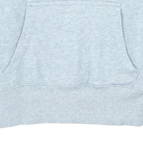 Champion Womens Grey Pullover Hoodie XS Cotton Blend Logo Casual
