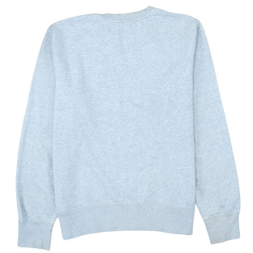 Nike Mens Grey Pullover Sweatshirt L Crew Neck Logo Fleece