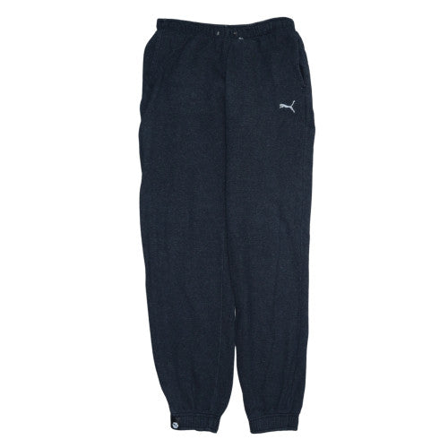 Puma Men's Black Sweatpants M Regular Fit Cotton Blend