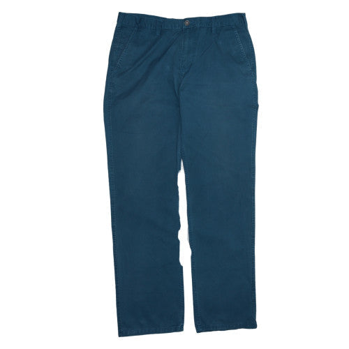Gap Men's Blue Chino Trousers 36x32 Straight Leg Cotton